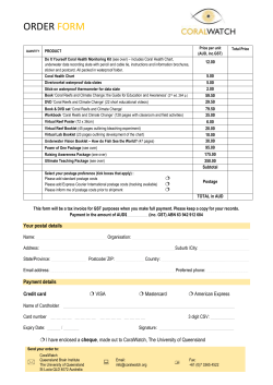 For classrooms and larger groups AUD $350.00 (inc