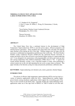 Thermal Fatigue Test Apparatus for Large Superconducting Coils