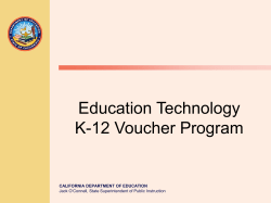 Ed Tech K-12 Voucher - Amazon Web Services