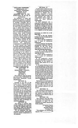 such plan and to further establish SECTION IV. compensation and to