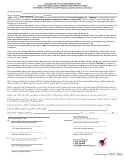 canadian society of customs brokers (09-2016