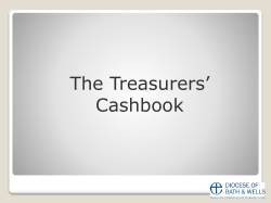 9-Treasurers-Cashbook - Diocese of Bath and Wells