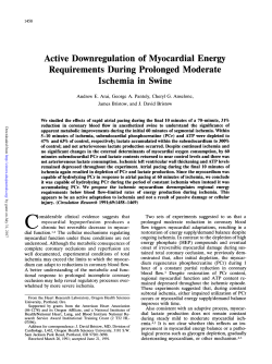 Active Downregulation of Myocardial Energy