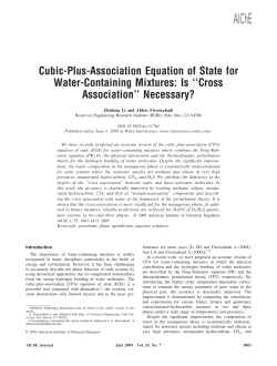 Cubic-plus-association equation of state for water