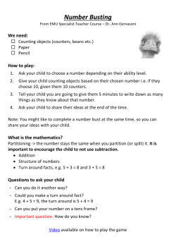 Number Busting
