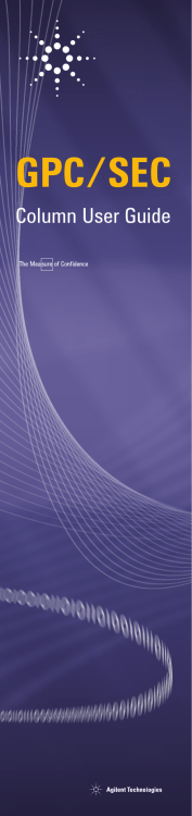 GPC/SEC Column User Guide