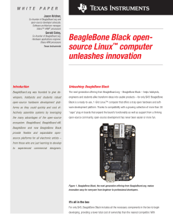 BeagleBone Black open-source Linux computer