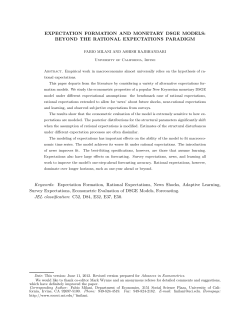 Expectation Formation and Monetary DSGE Models