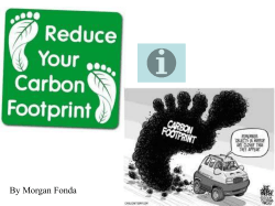 Reducing Your Footprint @ Home Conserving water