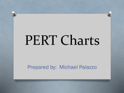 PERT Charts - cct355-f11