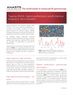 Tapping AFM-IR: Highest performance nanoIR chemical imaging to