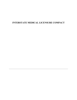 Interstate Medical Licensure Compact
