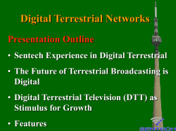 Digital Terrestrial Television