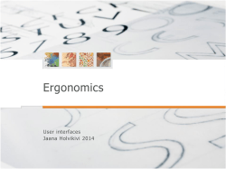 Ergonomics - Personal web pages for people of Metropolia
