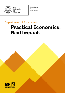 Practical Economics. Real Impact.