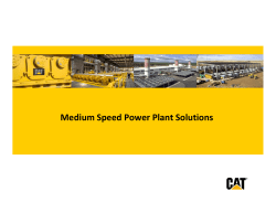 Medium Speed Power Plant Solutions
