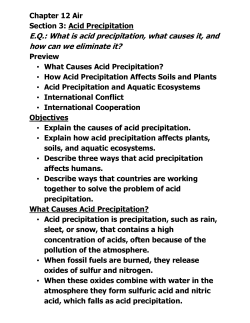 Acid Precipitation