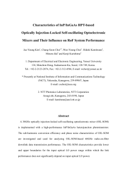 60GHz Radio-on-Fiber systems using optically injection