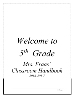 5th Graders - Angie Fraas