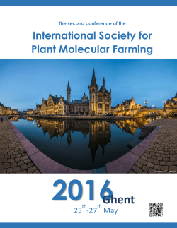 book of abstracts - the International Society of Plant Molecular