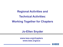 Master overhead for all IEEE presentations