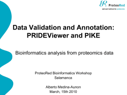 PIKE - CNB Proteomics Facility