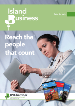 IB Media Info Pack.indd - Isle of Wight Chamber of Commerce