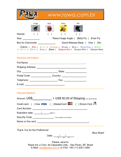 Order Form - Rawa Capacetes