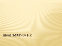 Ailsa Horizons Ltd - South Ayrshire Council