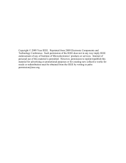 Electromigration Study of 50 &micro;m Pitch Micro Solder Bumps Using