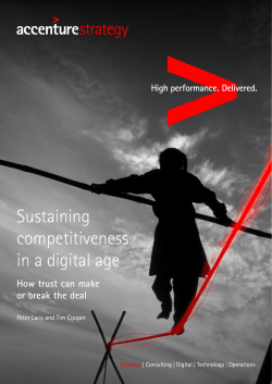 How trust can make or break a deal