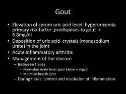 gout slides