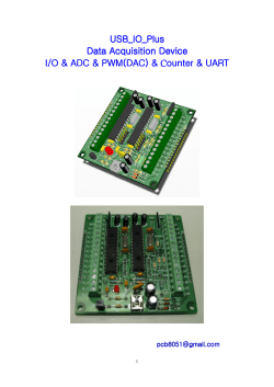 USB_IO_Plus Data Acquisition cquisition cquisition Device I/O