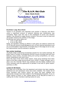 Newsletter 1604 - The RAN Ski Club
