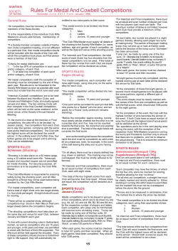 Society Rules New - Swiss Society Of New Zealand