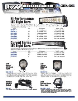 Hi-Performance LED Light Bars Curved Series LED Light Bars
