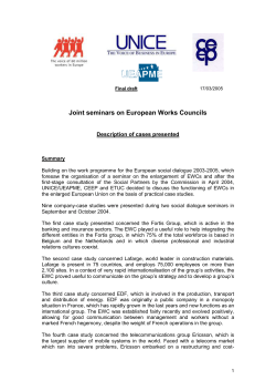 Social Dialogue Meeting on Gender Equality