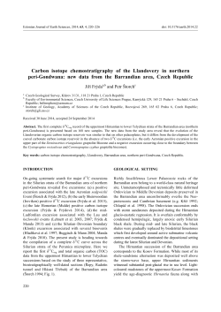 Carbon isotope chemostratigraphy of the Llandovery in northern peri
