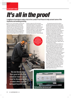 It`s all in the proof - Longthorne Gunmakers