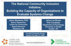 Data - Centre for Community