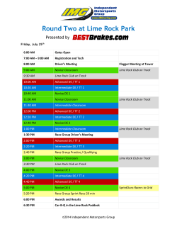 Round Two at Lime Rock Park - the Independent Motorsports Group