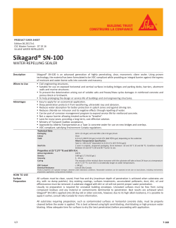 Sikagard&reg; SN-100