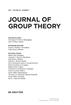 journal of group theory