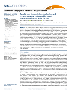Decadal-scale changes in forest soil carbon and nitrogen storage