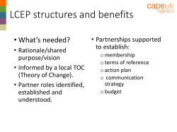 (September 2016) Cape UK LCEP presentation