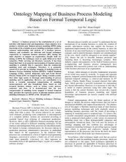 Ontology Mapping of Business Process Modeling Based on Formal