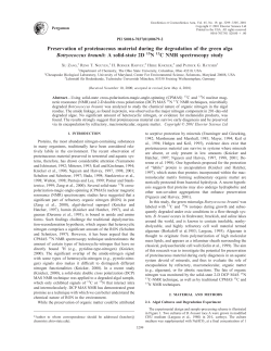 Preservation of proteinaceous material during the degradation of the