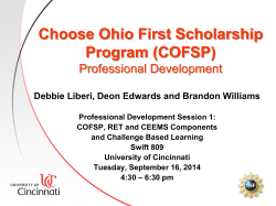COFSP - University of Cincinnati