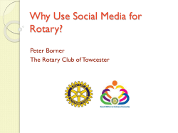 Part V Social Media publications, presentations, journal articles web