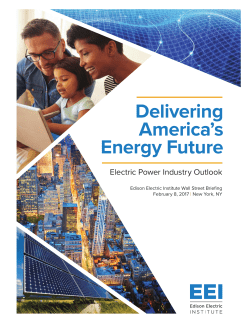 Delivering America`s Energy Future